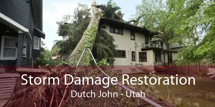 Storm Damage Restoration Dutch John - Utah