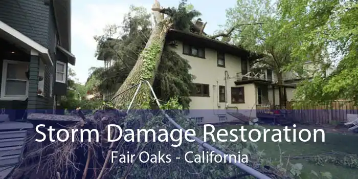 Storm Damage Restoration Fair Oaks - California