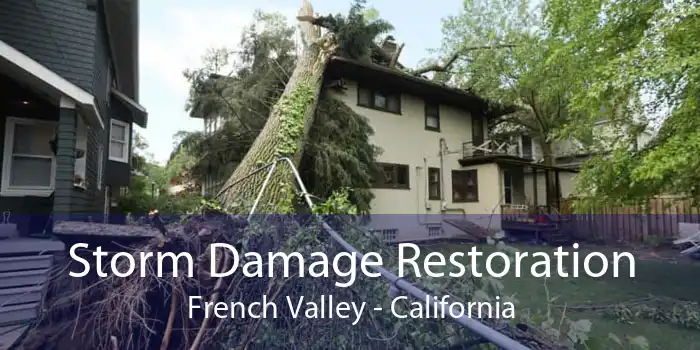 Storm Damage Restoration French Valley - California