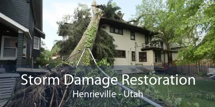 Storm Damage Restoration Henrieville - Utah