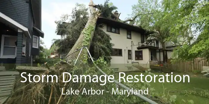 Storm Damage Restoration Lake Arbor - Maryland