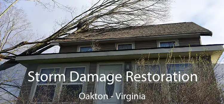 Storm Damage Restoration Oakton - Virginia