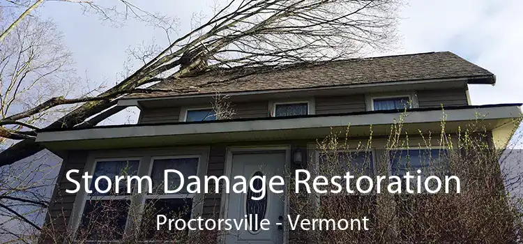 Storm Damage Restoration Proctorsville - Vermont