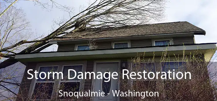 Storm Damage Restoration Snoqualmie - Washington