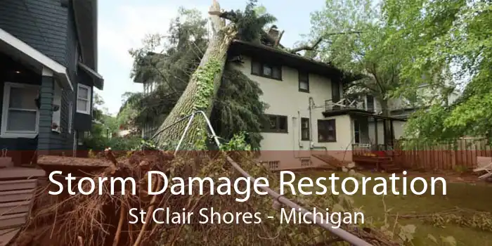 Storm Damage Restoration St Clair Shores - Michigan