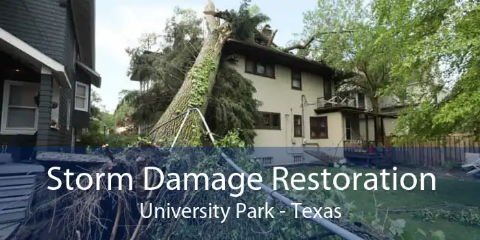 Storm Damage Restoration University Park - Texas