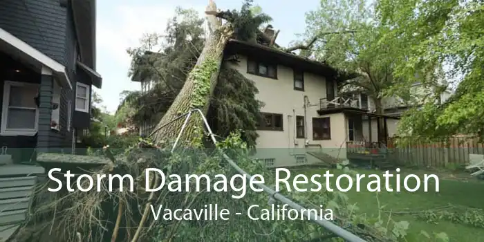Storm Damage Restoration Vacaville - California