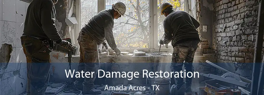 Water Damage Restoration Amada Acres - TX
