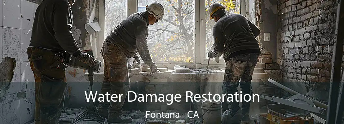 Water Damage Restoration Fontana - CA