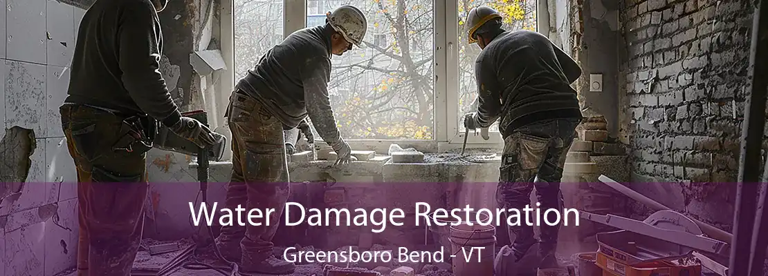 Water Damage Restoration Greensboro Bend - VT