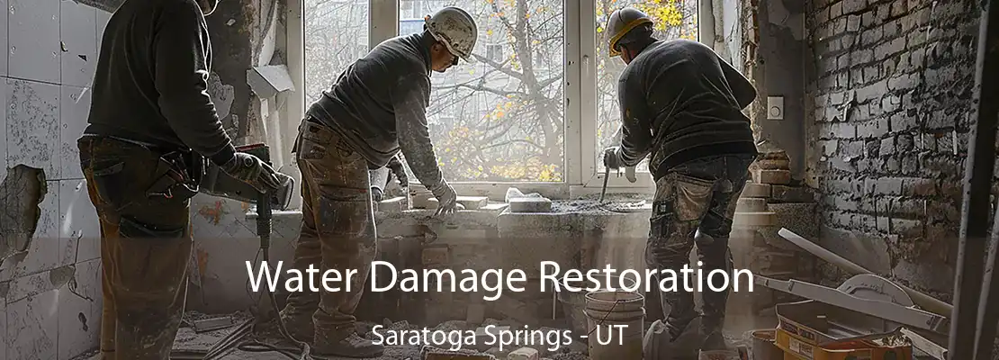 Water Damage Restoration Saratoga Springs - UT
