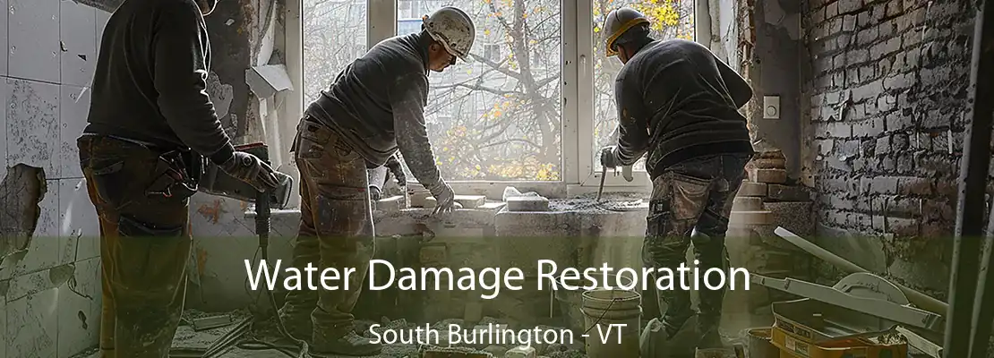 Water Damage Restoration South Burlington - VT