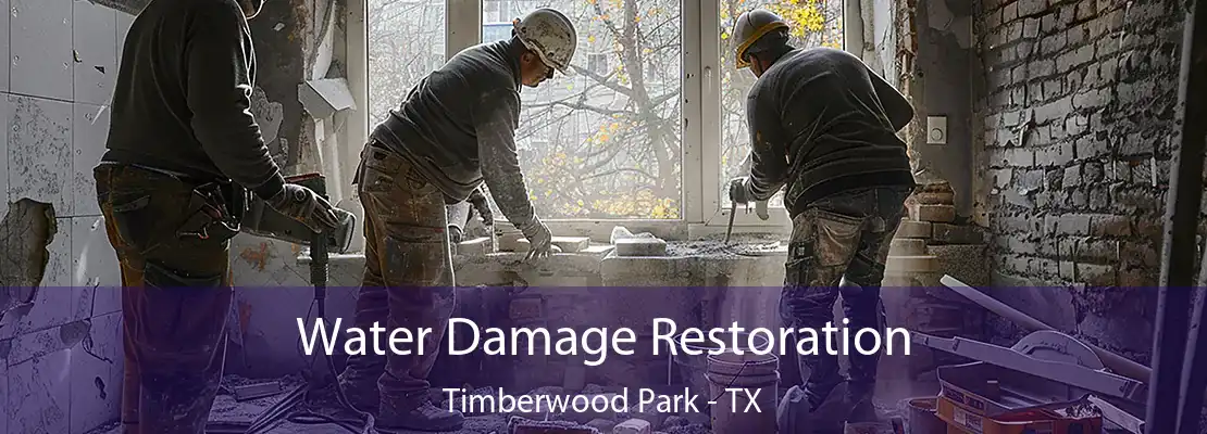 Water Damage Restoration Timberwood Park - TX