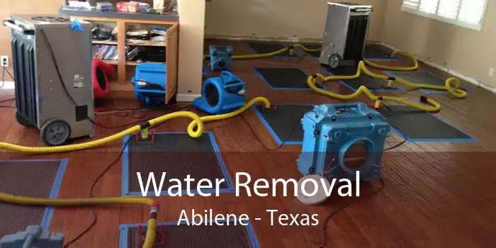 Water Removal Abilene - Texas