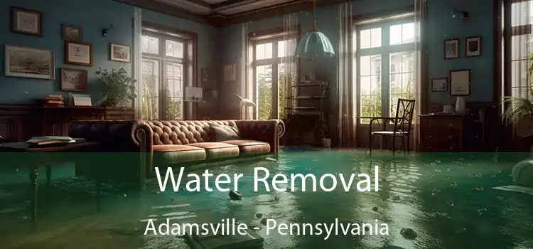 Water Removal Adamsville - Pennsylvania