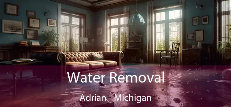 Water Removal Adrian - Michigan