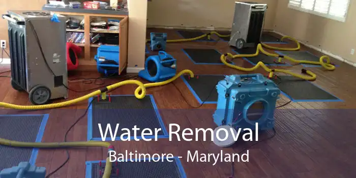 Water Removal Baltimore - Maryland