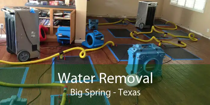 Water Removal Big Spring - Texas