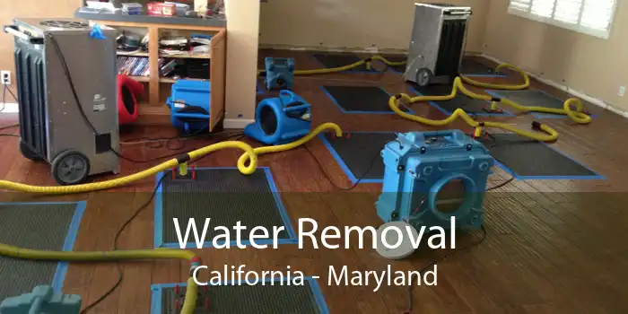 Water Removal California - Maryland