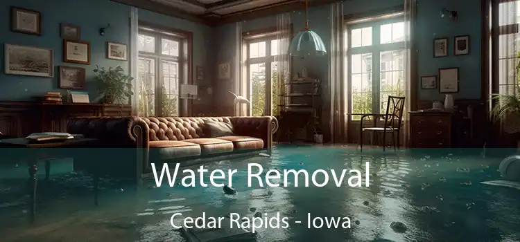 Water Removal Cedar Rapids - Iowa