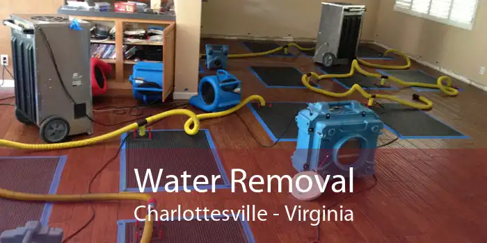 Water Removal Charlottesville - Virginia