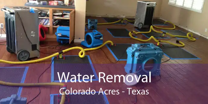 Water Removal Colorado Acres - Texas