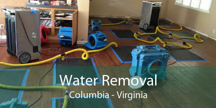 Water Removal Columbia - Virginia