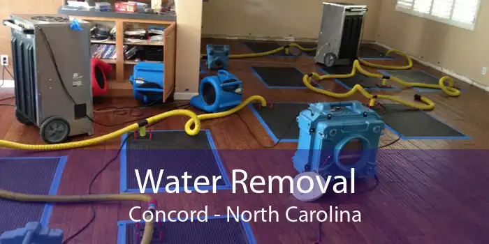 Water Removal Concord - North Carolina