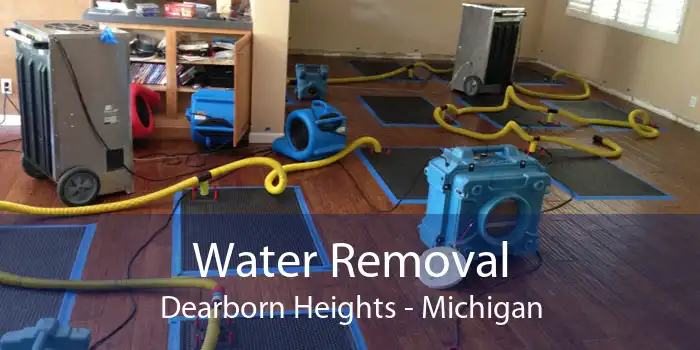 Water Removal Dearborn Heights - Michigan