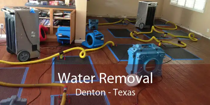 Water Removal Denton - Texas