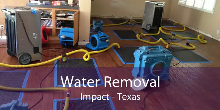 Water Removal Impact - Texas