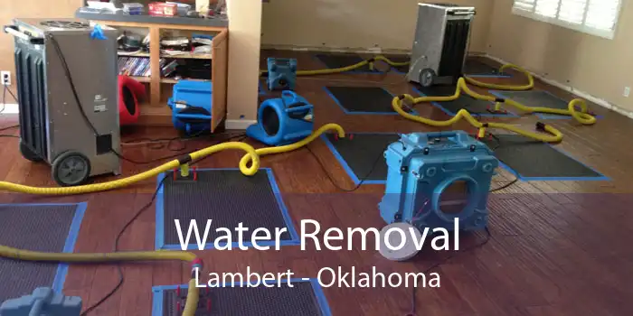 Water Removal Lambert - Oklahoma