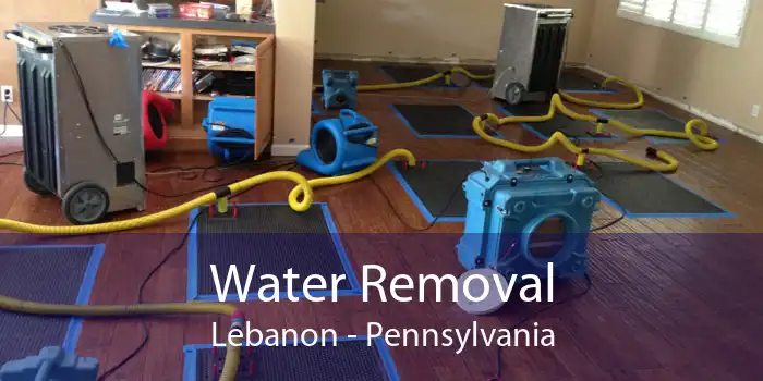 Water Removal Lebanon - Pennsylvania