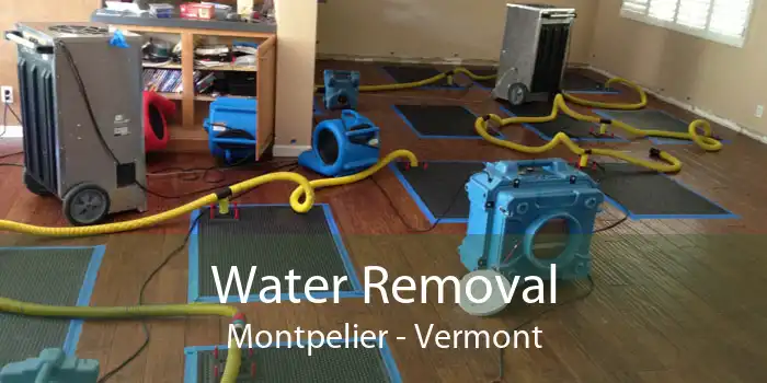 Water Removal Montpelier - Vermont