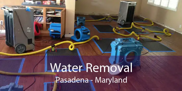 Water Removal Pasadena - Maryland