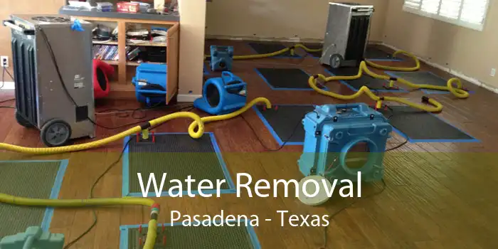 Water Removal Pasadena - Texas