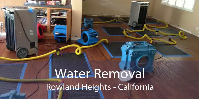 Water Removal Rowland Heights - California